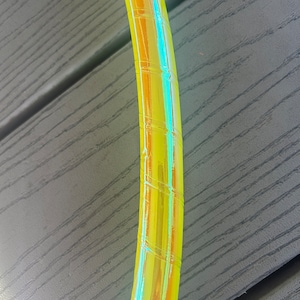 CITRON color morph tape hula hoop- polypro or HDPE hula hoop- free shipping, clear protection tape, and optional gaffers grip tape