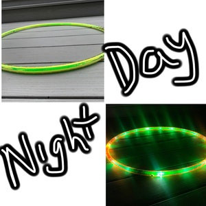 Firefly Sky - TAPED LED Hoop- Day & Night Hoop- Rechargeable, Collapsible, Custom Sizes-Kids, Polypro, XL options - free shipping