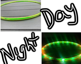 Firefly Sky - TAPED LED Hoop- Day & Night Hoop- Rechargeable, Collapsible, Custom Sizes-Kids, Polypro, XL options - free shipping