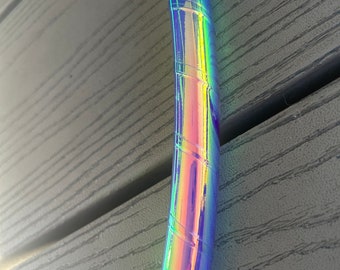 Aro de hula hula MOONBEAM con cinta adhesiva de color (polipropileno o HDPE), envío gratuito, cinta protectora transparente y cinta de agarre opcional.