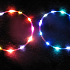 SUN & MOON  Mini/poi or Twin LED Hoops