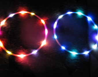 SUN & MOON  Mini/poi or Twin LED Hoops