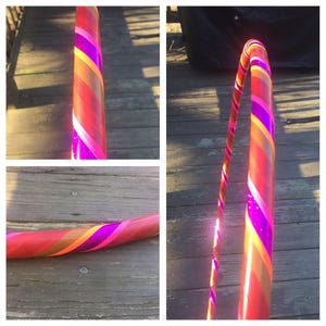 Sun Kissed Rose Hula Hoop- Beginner/ Workout/ Extra Large Giant/ Intermediate/Dance/Kids/Tiny Tot Size and Mom/Dad & Me Sets