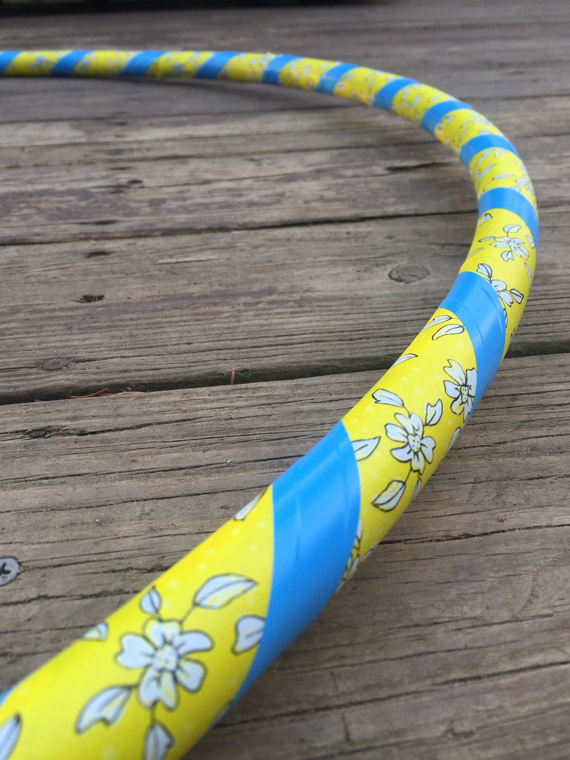 Summer Jasmine- Duct Taped Hula Hoop-Beginner/ Workout/ Extra Large Giant/ Intermediate/Dance/Kids/Tiny Tot Size and Mom/Dad & Me Sets