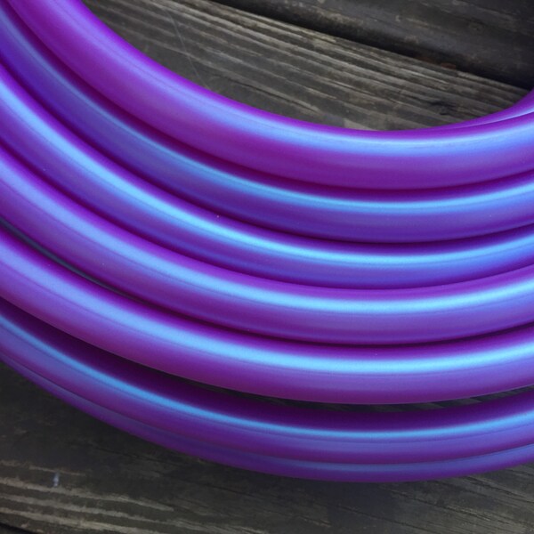 UV Color Shifting Tanzanite Polypro Hoop- free resizing