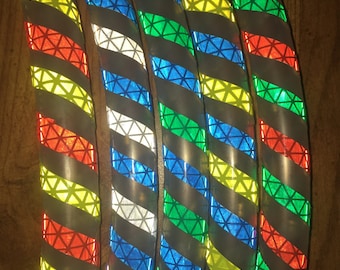 Fruit Stripes Series Reflective Hoop, transparentes Schutzband und Griffband inklusive