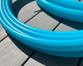 Aqua Seaglass Colored Polypro Hoop- FREE USA Shipping