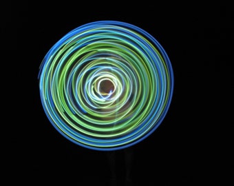 Slow Train- color changing LED hoop (Elsa inspired)!! Rechargeable, Collapsible, Custom Sizes-Kids, Beginner, Polypro, xL options