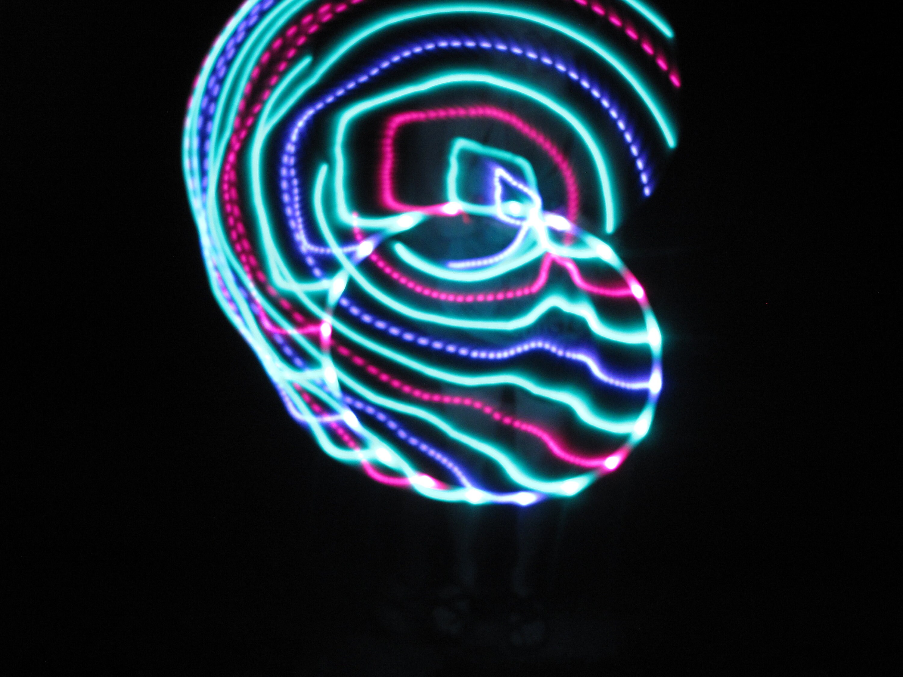 Bali BlossomsLED Hoop- Collapsible, Rechargeable, Custom Sizing-Kids, Beginner, Polypro., xL options- FREE SHIPPING