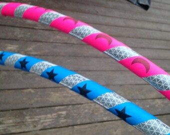 Moon and Stars Reflective Grip Taped Hoop