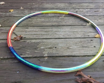 MULTIMORPH taped hula hoop -polypro or HDPE hula hoop- free shipping, clear protection tape, and optional gaffers grip tape