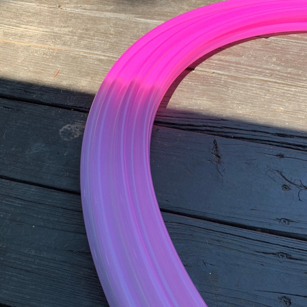 Solar Changing Magenta Polypro Hoop – leuchtend rosa Reifen nur im Sonnenlicht – kostenlose Größenänderung – BEGRENZTES ANGEBOT nur 5/8