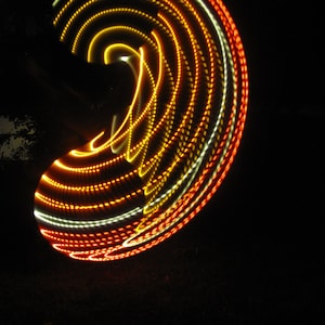 Autumn Flow LED hoop!! Rechargeable, Collapsible, Custom Sizes-Kids, Beginner, Polypro, XL options