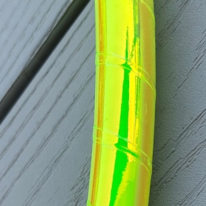 UV FIREFLY color morph tape hula hoop- polypro or HDPE hula hoop- free shipping, clear protection tape, and optional gaffers grip tape