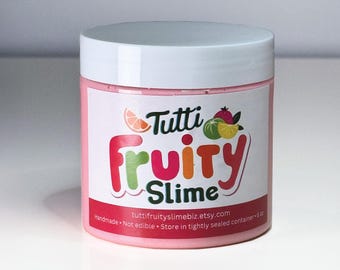 Strawberry Scented Butter Slime 6oz