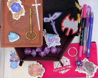 Deluxe D&D Bundle- Curated Gift Box for Tabletop Gamers