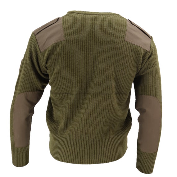 Genuine Italian Military V-neck Commando Sweater Wool Blend - Etsy Canada
