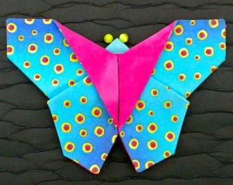 Kanzashi Butterfly Pattern, Fabric Origami Butterfly Tutorial, Fabric Butterfly Brooch, DIY Wedding Flowers, DIY Butterfly Hair Clip
