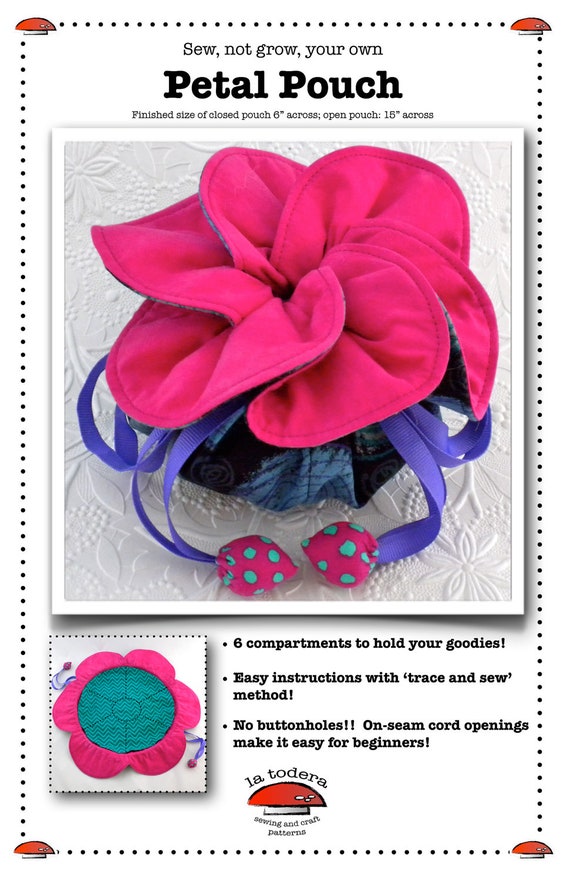 petal pouch pattern