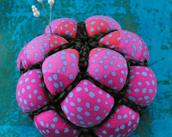 Pincushion PDF Sewing Pattern, Berry Pincushion, Pincushion Bowl Instructions Download