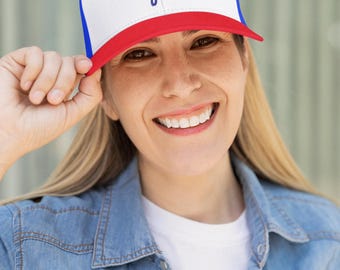 America Yall Patriotic Foam Trucker Hat | Red, White, and Blue Snapback Cap