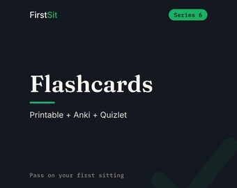 Series 6 Flashcards 2026: 370 Plain-English Cards, Printable PDF plus Anki and Quizlet Decks