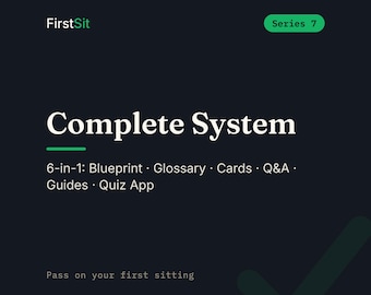 Series 7 Exam Prep Bundle 2026: Study Guides, 194 Practice Questions, Flashcards, Quiz App