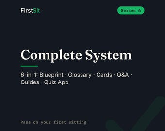 Series 6 Exam Prep Bundle 2026: Study Guides, 114 Practice Questions, Flashcards, Glossary