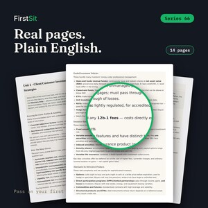 Real sample page from the Series 66 Complete System PDF — FirstSit plain-English study material