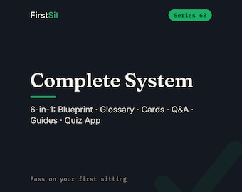 Series 63 Exam Prep Bundle 2026: Study Guides, 91 Practice Questions, Quiz App, Flashcards