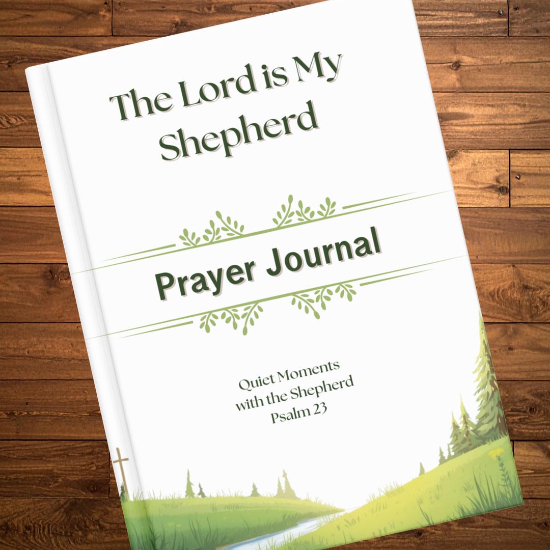 Prayer Journal | Psalm 23 | the Lord is My Shepherd | Prayer List ...