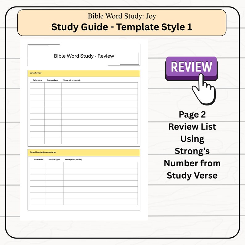 Sunday Weekly Leader Guide.pdf Joy Bible Word Study Bundle | Christian | Small Group | Leaders Guide ...