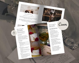 Wedding Planner Proposal Template | Editable Canva Wedding Planning Client Proposal | Event Business Proposal