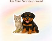 Pet Planner Printable | Dog + Cat Care Organizer | Training, Vet, Feeding & Grooming Log | Pet Owner Planner PDF