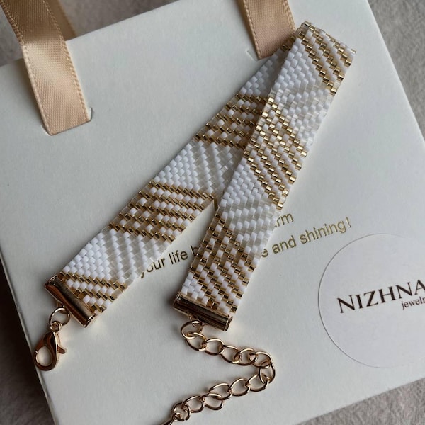 Miyuki Seed Bead Peyote Stitch Bracelet Pattern (Digital Download)