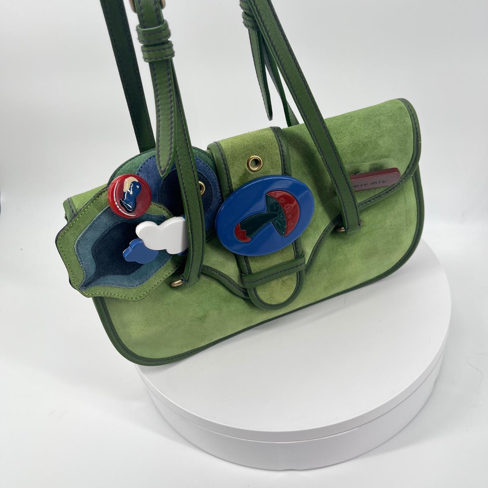 Vintage Miu Miu Leather Bag - Etsy