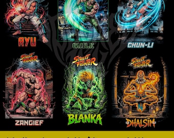 T-shirt Design Bundle | 10 Vintage 90s Videogames Arcade Designs | Halftones | 300 DPI PNG