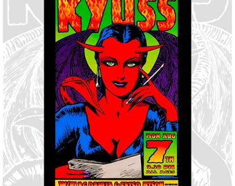 Kyuss Bottom of the Hill 1995 Poster Kozik Remastered Art Print (Digital Download)