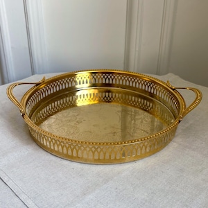 Scandia Gold Tray - Etsy
