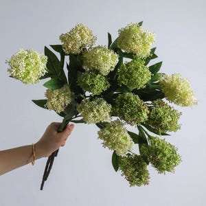 22,4 inch (57 cm) kunstmatige tak met zaadjes, nepgroen, bruiloftscentrumstuk, boeketvulling, woondecoratie, housewarmingcadeaus