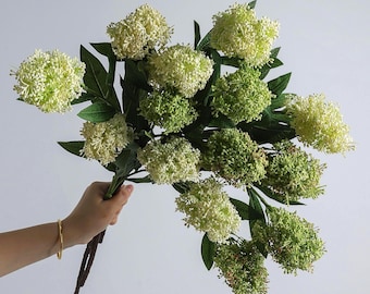 22.4" Artificial Seeded Branch Stem, Faux Greenery Stem, Wedding Centerpiece DIY, Bouquet Filler, Home Decor, Housewarming gifts