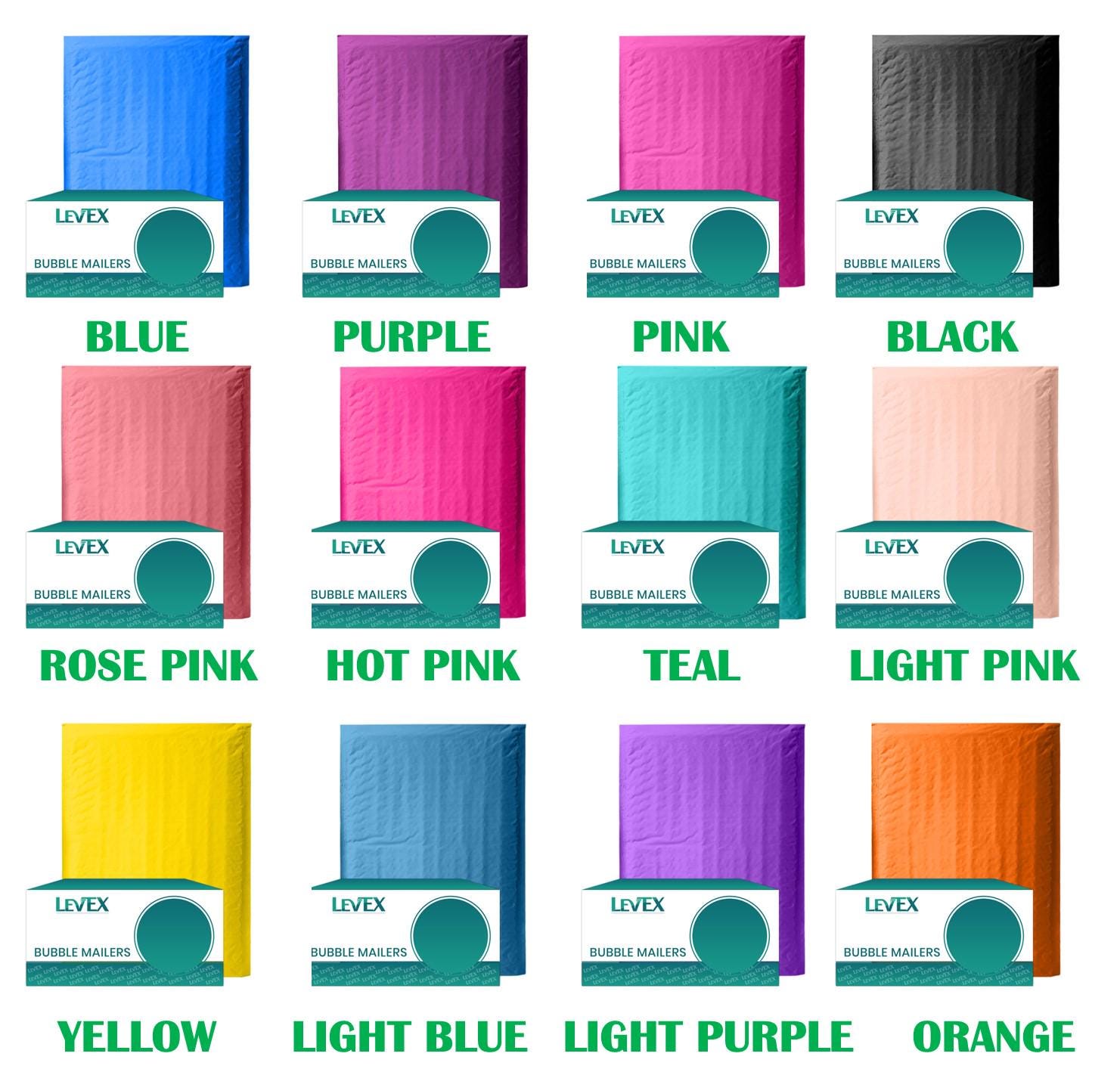 thumbnail image 2 of ShipNFun Aqua Ice Blue Metallic Bubble Mailers – 4x8, 6x10, 8x12, 9x13 – Padded Envelopes Bulk 2 of 6