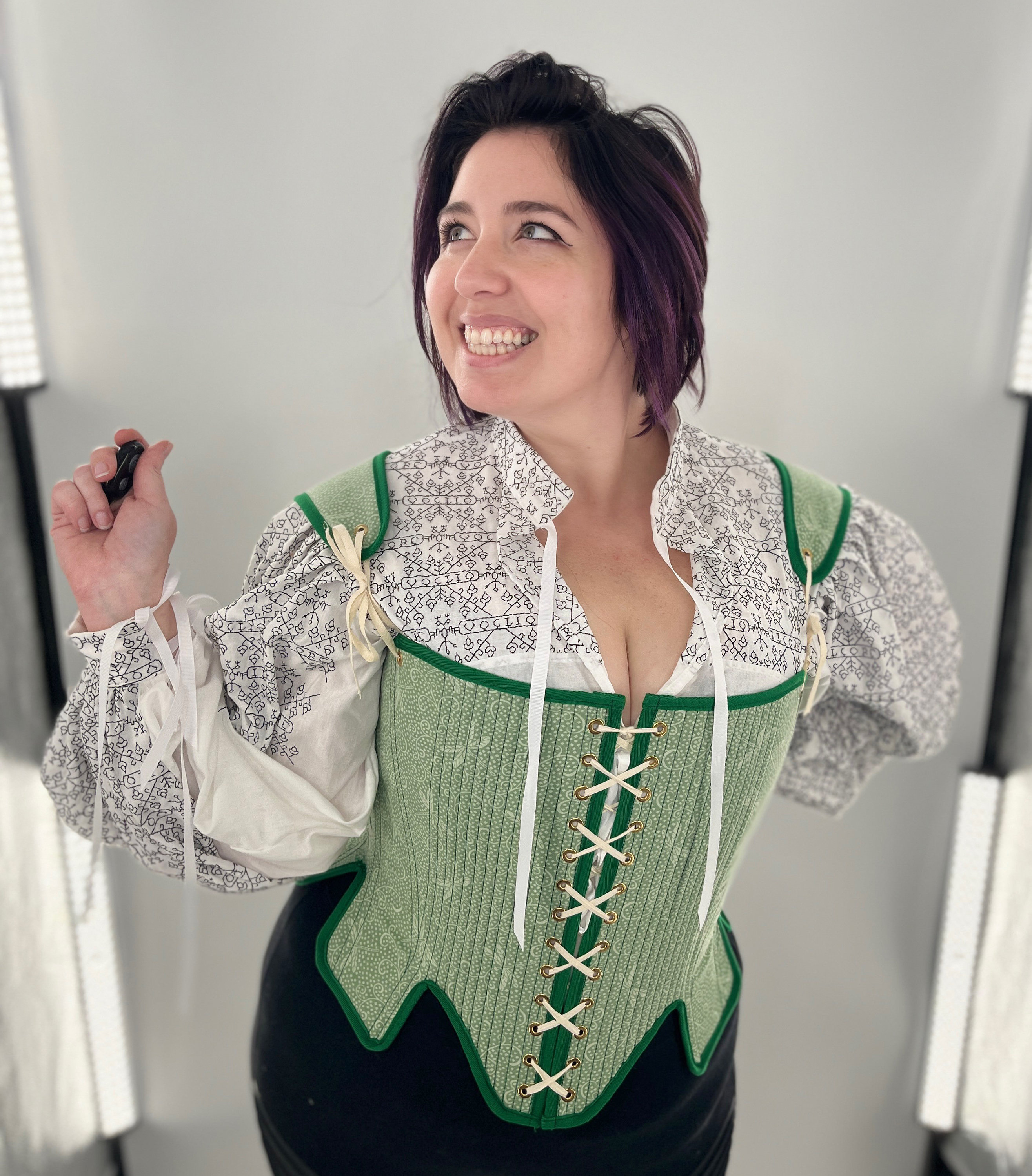 Green Corset Top 