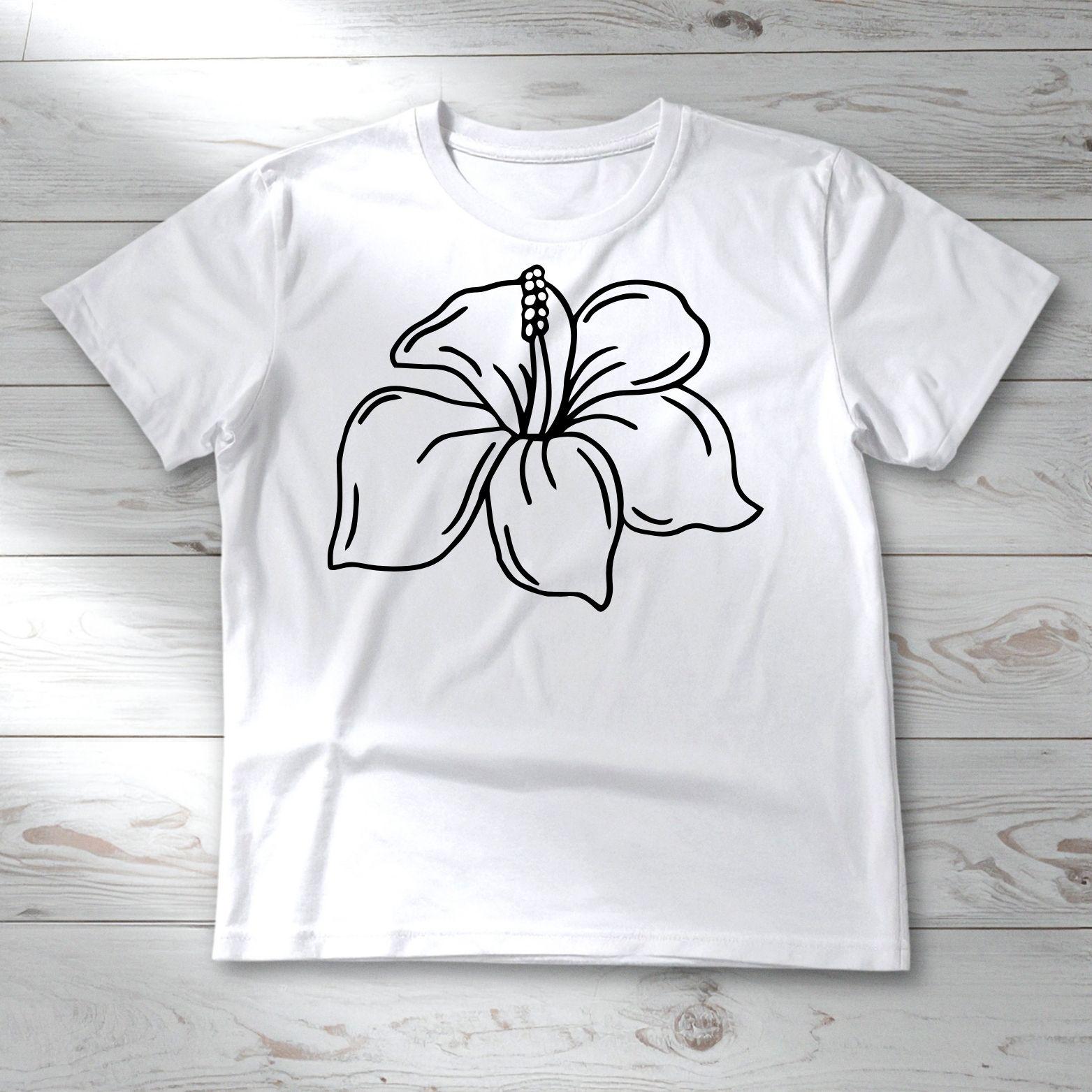 Hibiscus Flower SVG Bundle, Tropical Floral Clipart (digital Download ...