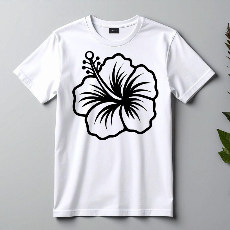Hibiscus Flower SVG Bundle, Tropical Floral Clipart (digital Download ...