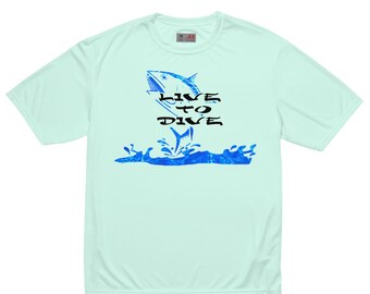Camiseta unisex de alto rendimiento con cuello redondo