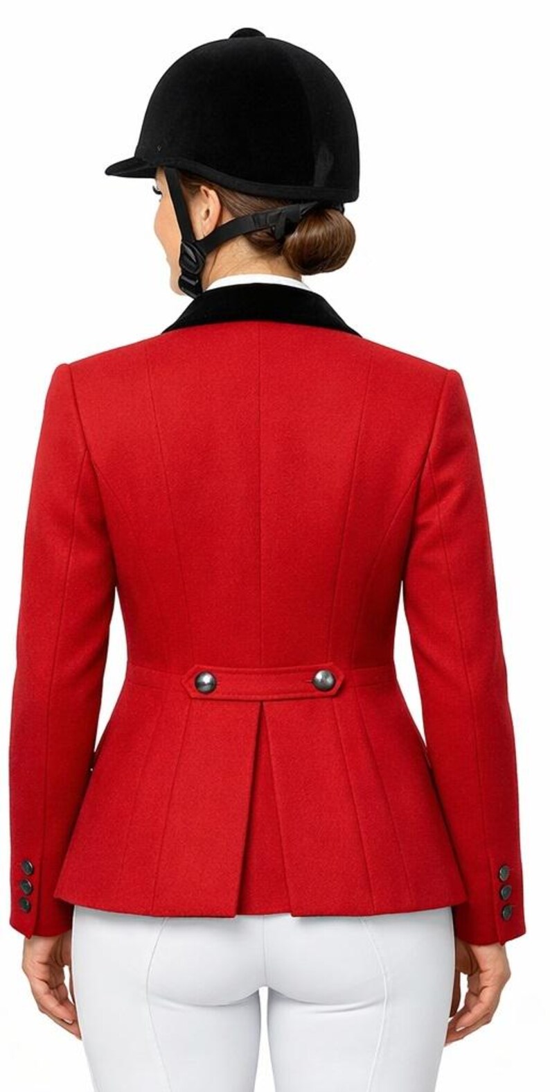Recipe Riding Jacket Women's Red Wool Equestrian Jacket: Riding Hunting Vintage Wool Coat ...
