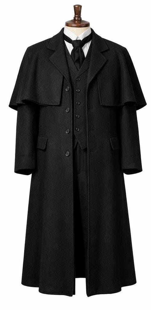 ※限定値下中 vintage black double long coat Vintage Long Black Wool Coat - Etsy