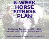 6-Week Horse Fitness Plan | Eventing Conditioning Program | Grassroots Event Riders | BE80–BE100 | Digital PDF Download