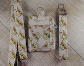 Star Wars Inspired Lanyard ID Holder Annual Pass Holder Pocket Wallet The Child, Baby Yoda Doodles